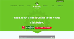 Desktop Screenshot of cleanitonline.com